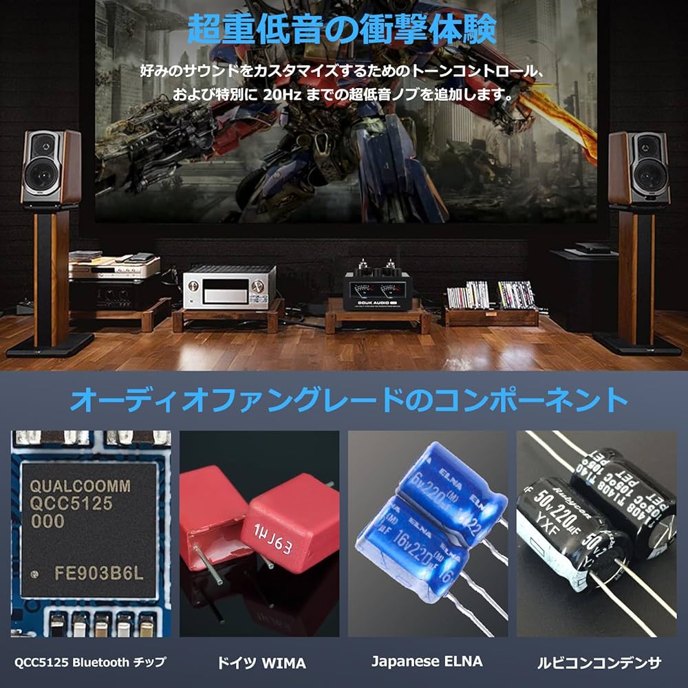 Amazon.co.jp: Douk Audio T6PRO HIFI Mini Bluetooth 5.1 JAN5654