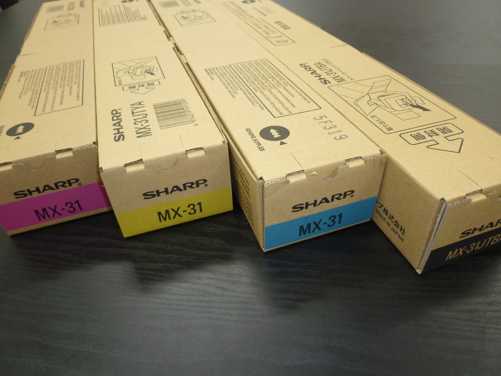 Amazon.co.jp: MX-31JT カラー4色セット リサイクル トナー