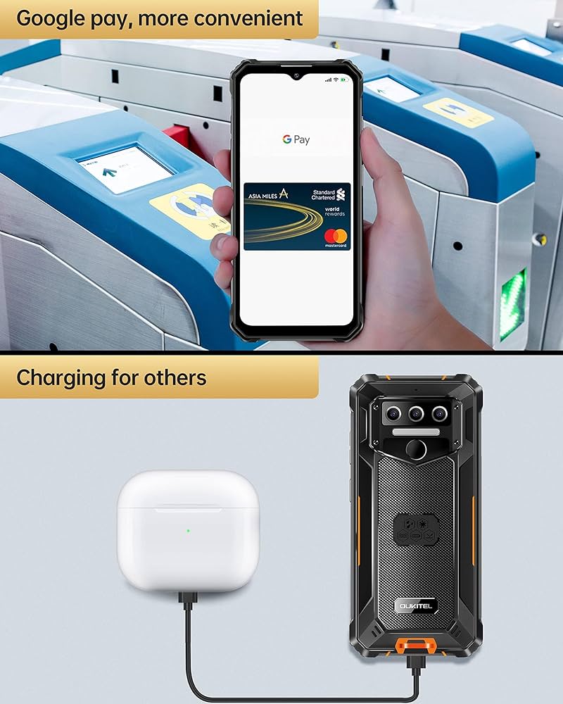 Amazon | OUKITEL WP23 タフネススマホ simフリー 本体 - 6.5インチの