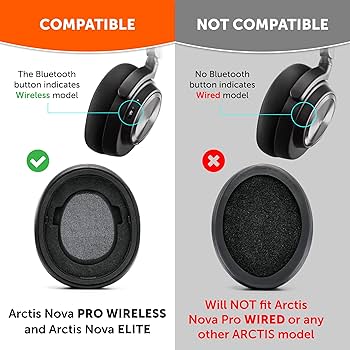 Amazon.com: WC Freeze Nova Pro Wireless - Cooling Gel Earpads for