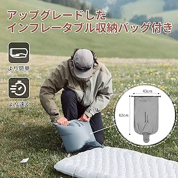 Amazon.co.jp: Naturehike 高R値 R5.8 エアーマット 超軽量 約500g SGS