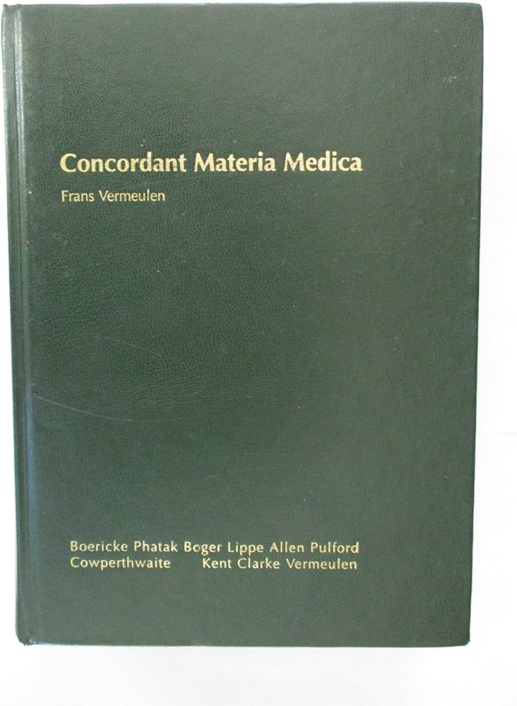 Concordant Materia Medica: Frans Vermeulen: 9789080084575: Amazon