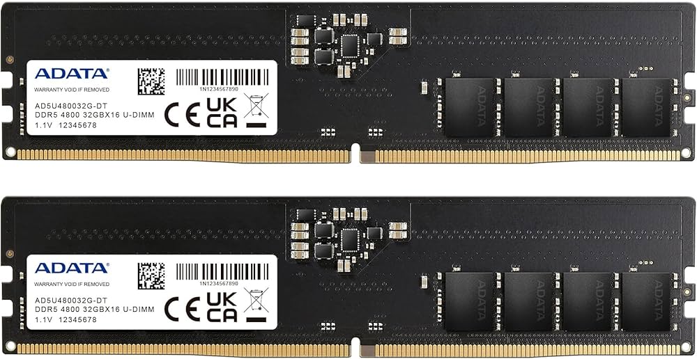 Amazon.co.jp: ADATA PC5-38400 (DDR5-4800) 64GB (2 x 32GB) 288pin