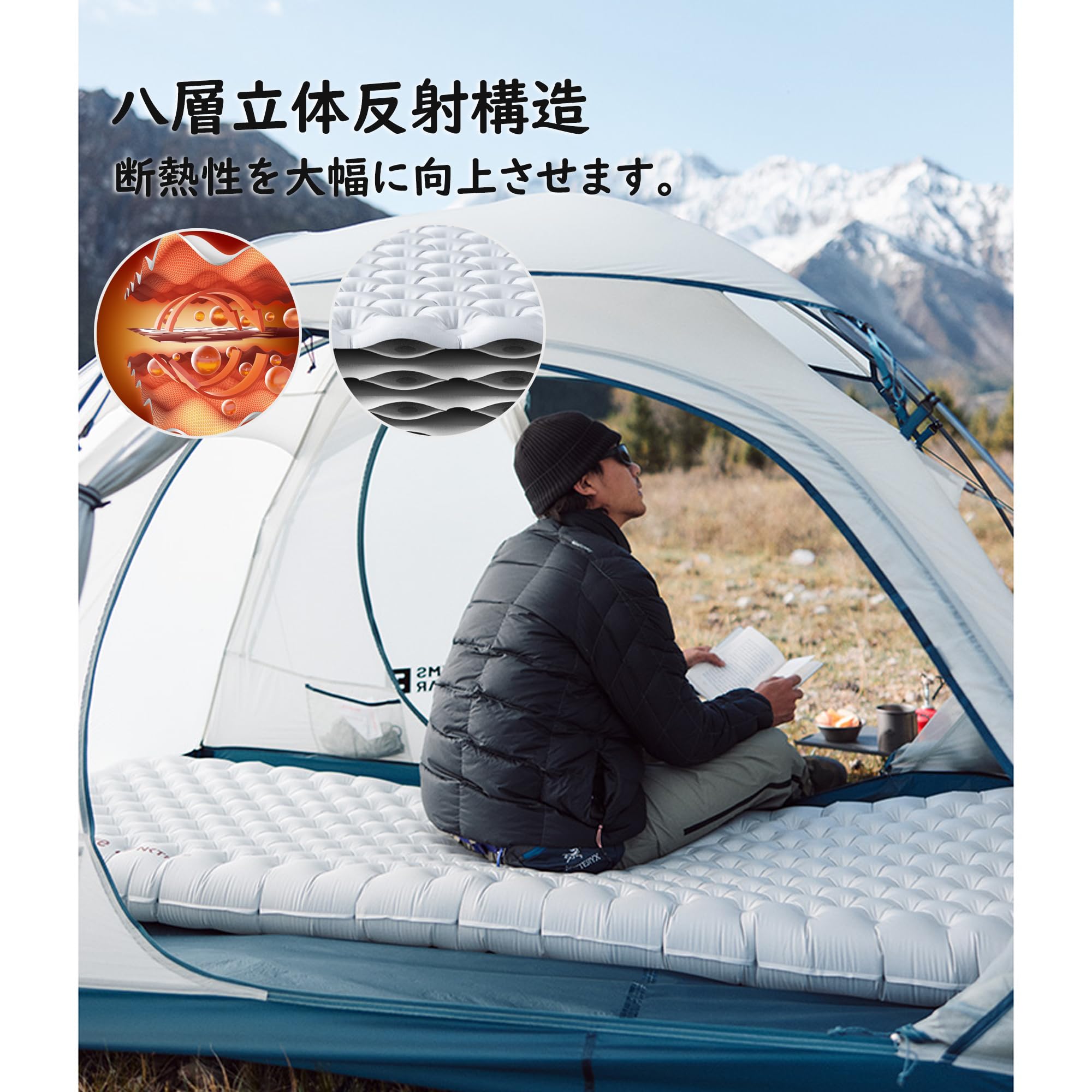 Amazon.co.jp: Naturehike Tuye エアーマット R3.2-8.8 SGS認証 約460g