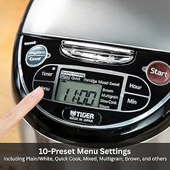 Amazon | Tiger JAX-T10U-K 5.5-Cup (Uncooked) Micom Rice Cooker
