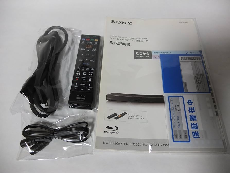 Amazon | SONY HDD1TB 3チューナー ブルーレイレコーダー BDZ-ET1200