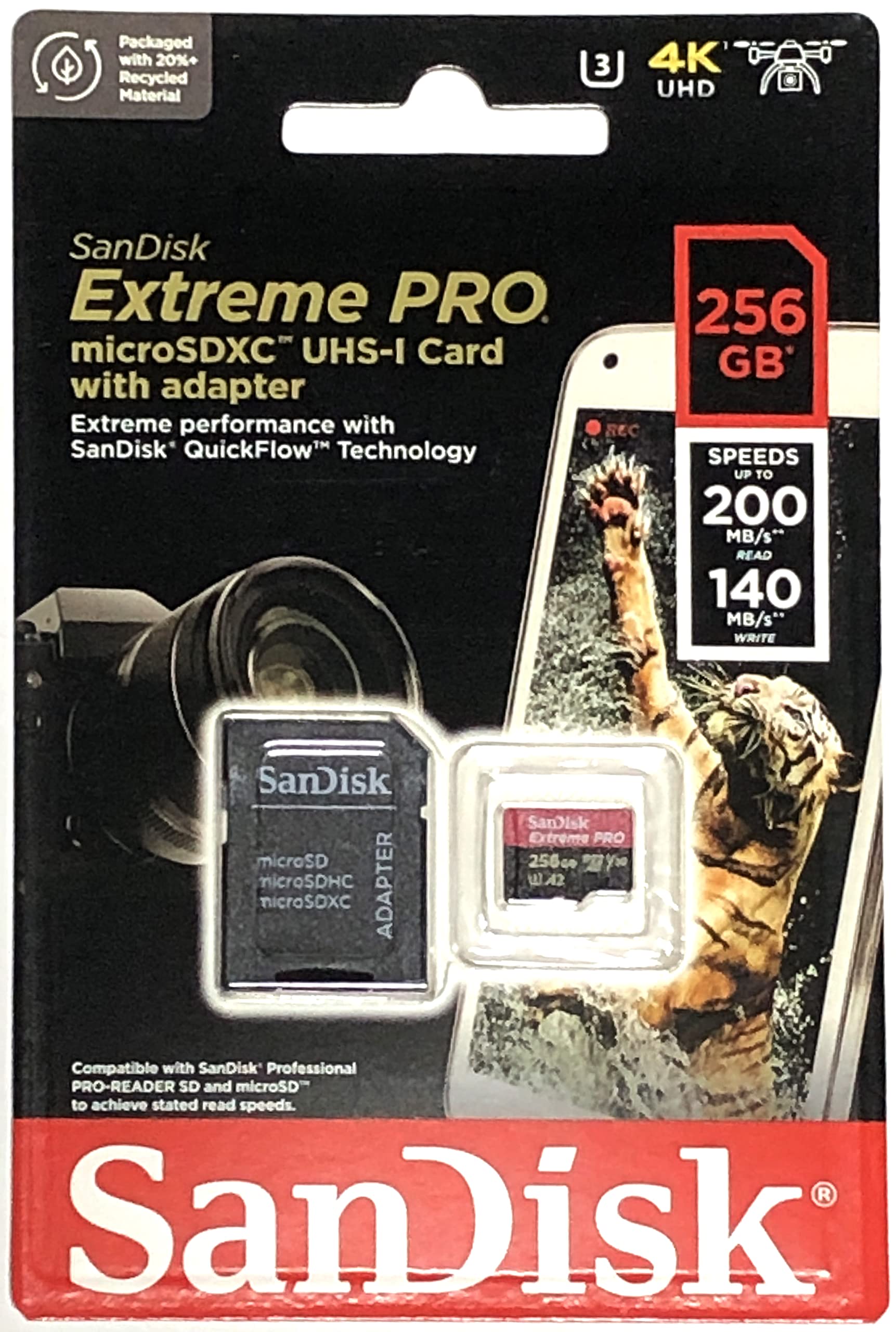 Amazon | microSDXC 256GB SanDisk Extreme PRO SDSQXCD-256G-GN6MA R