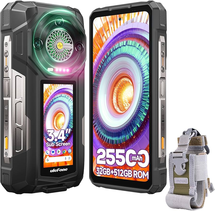 Amazon.com: Ulefone Armor 33 Pro 5G Dual Screen Rugged Phone, 6.95