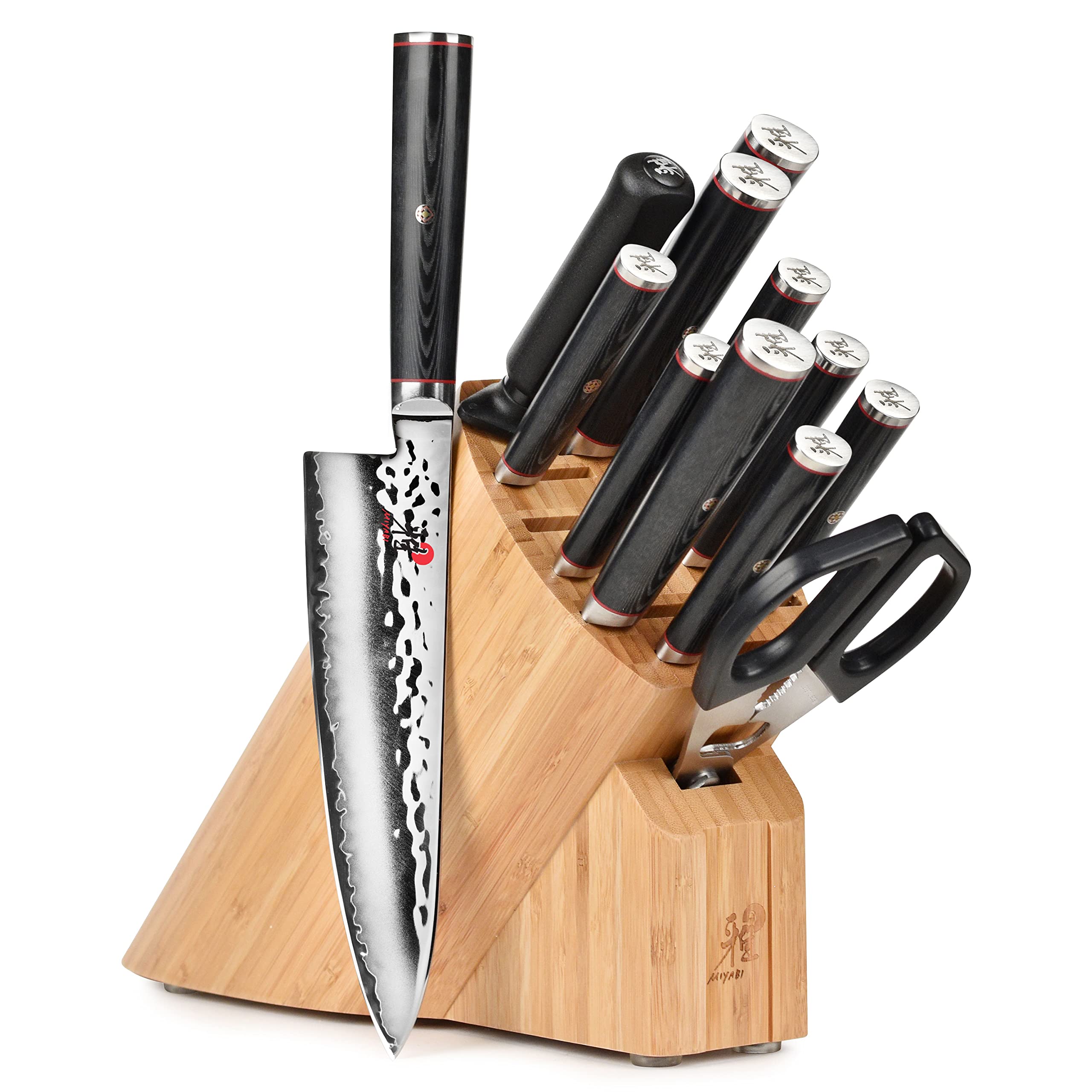 Amazon.com: Miyabi Mizu SG2 13-pc Knife Block Set: Home & Kitchen