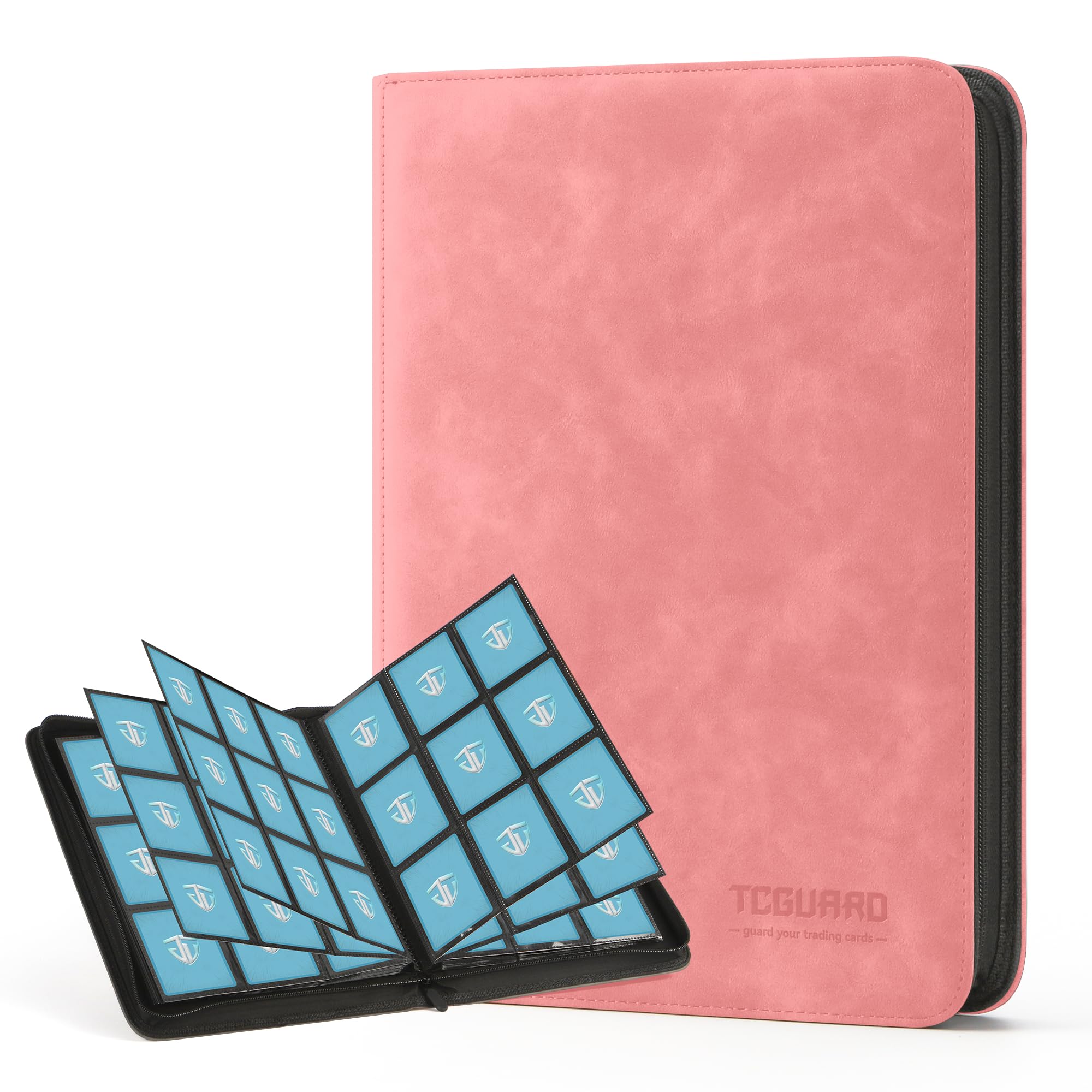 Trading Card Binder, 9 Side Loading Pocket Card Album Hold Up to