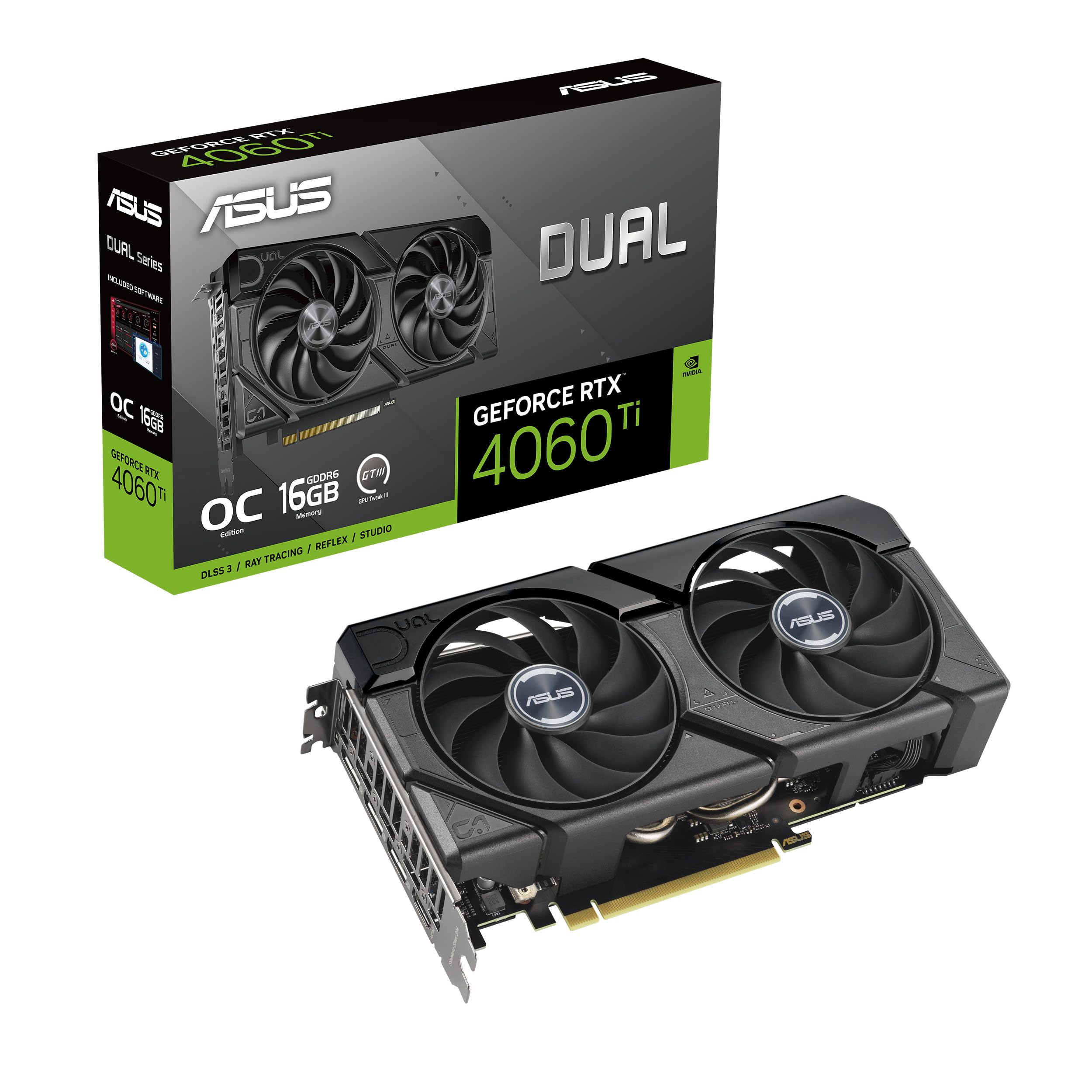 Amazon | Asus Dual GeForce RTX™ 4060 Ti EVO OCエディション 16GB