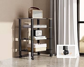 Amazon.co.jp: FITUEYES オーディオラック キャスター付き メディア