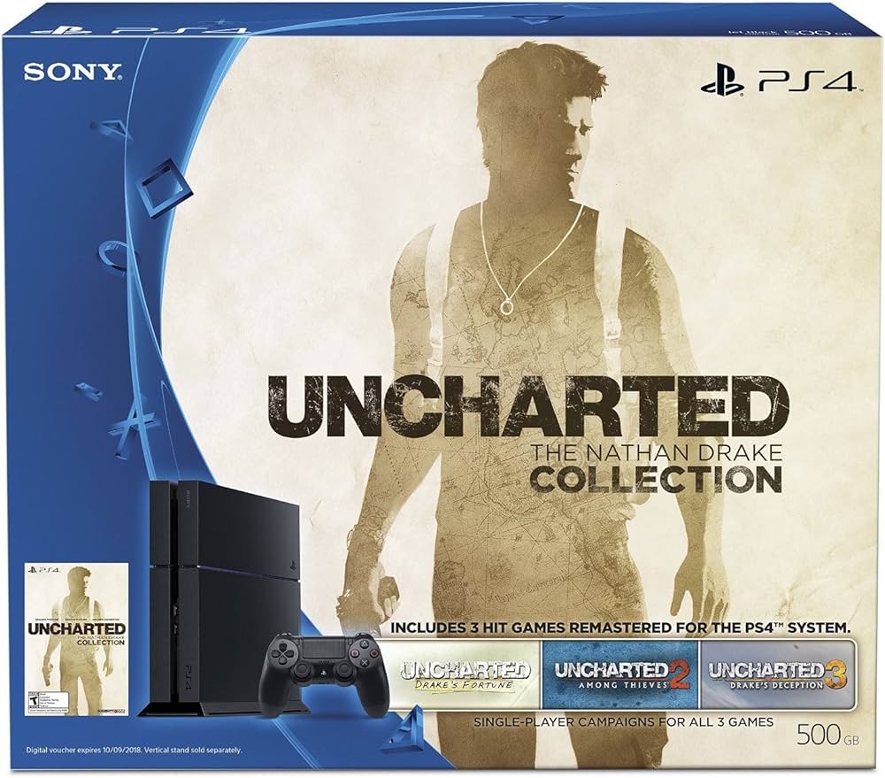 Amazon.com: PlayStation 4 500GB Console - Uncharted: The Nathan