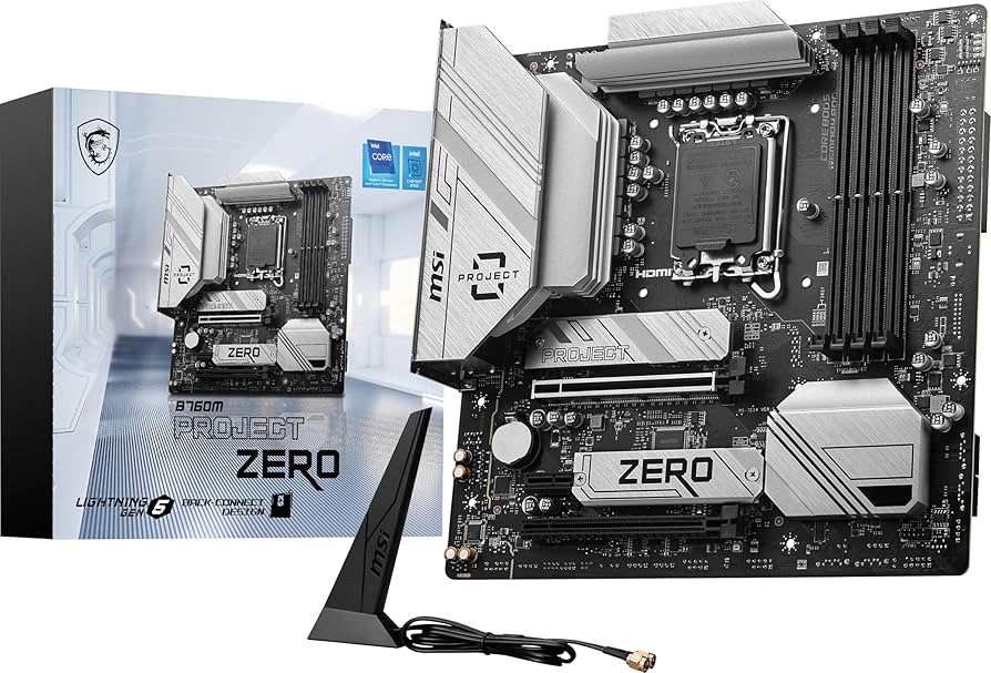 Amazon.com: MSI B760M Project Zero Gaming Motherboard (Support