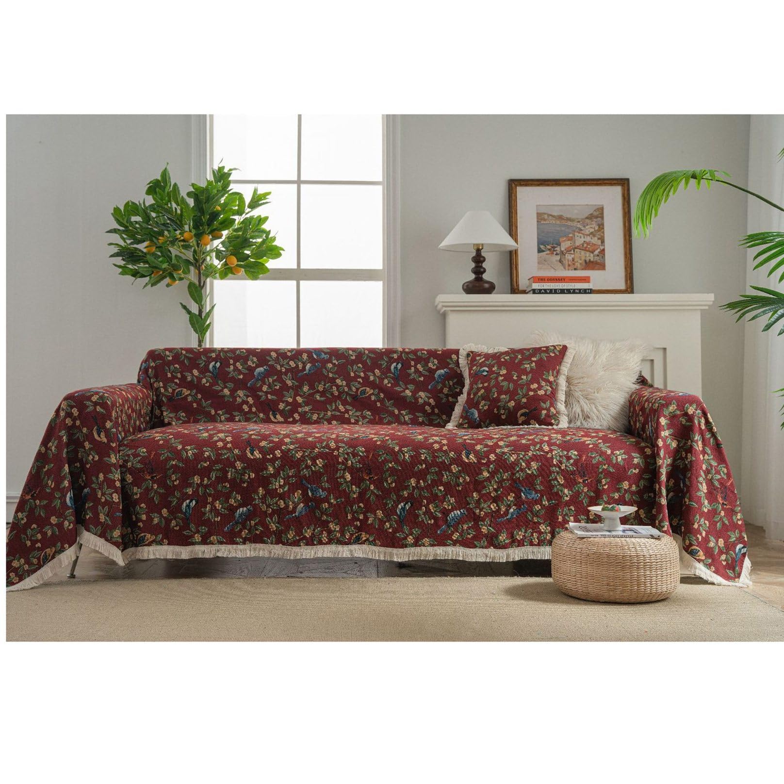 Amazon｜ソファカバー ヴィンテージ ソファーカバー マルチカバー 2人