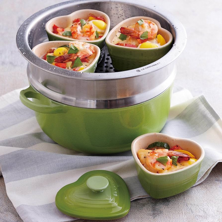 Amazon｜ル・クルーゼ(Le Creuset) 鋳物ホーロー鍋専用スチーマー