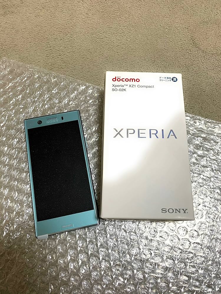Amazon | docomo Xperia XZ1 Compact SO-02K [Horizon Blue] ブルー 白