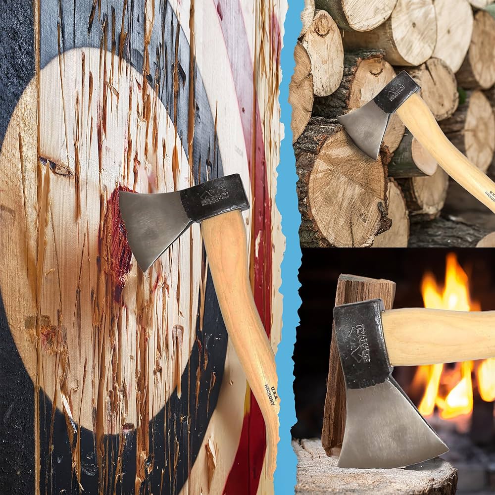 Amazon.com : Prandi 3.003 German Hatchet 1.32lb - Hickory Handle