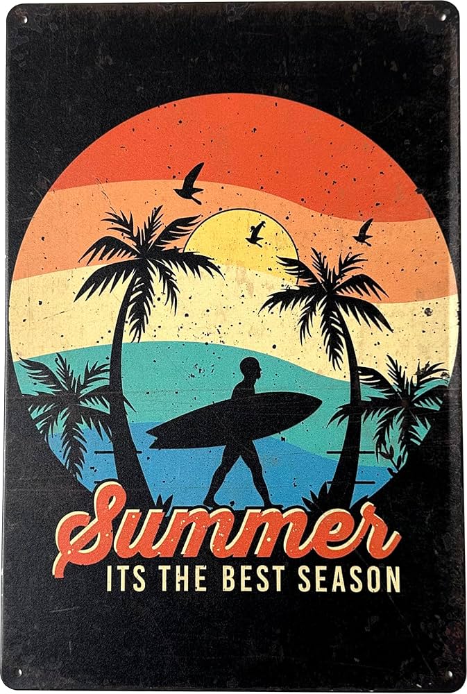 Amazon.co.jp: ハワイ ブリキ看板 20cm×30cm サマー hawaii ハワイアン