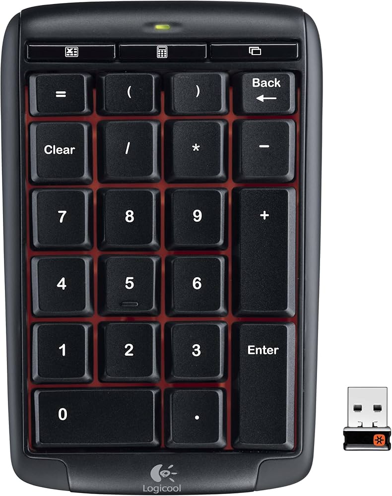 Amazon.co.jp: LOGICOOL ワイヤレスナンバーパッド テンキー Unifying