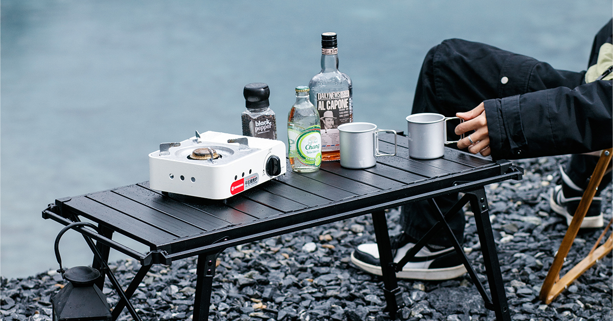 Amazon.co.jp: 「次世代 組立不要IGTテーブル 」 アウトドアテーブル