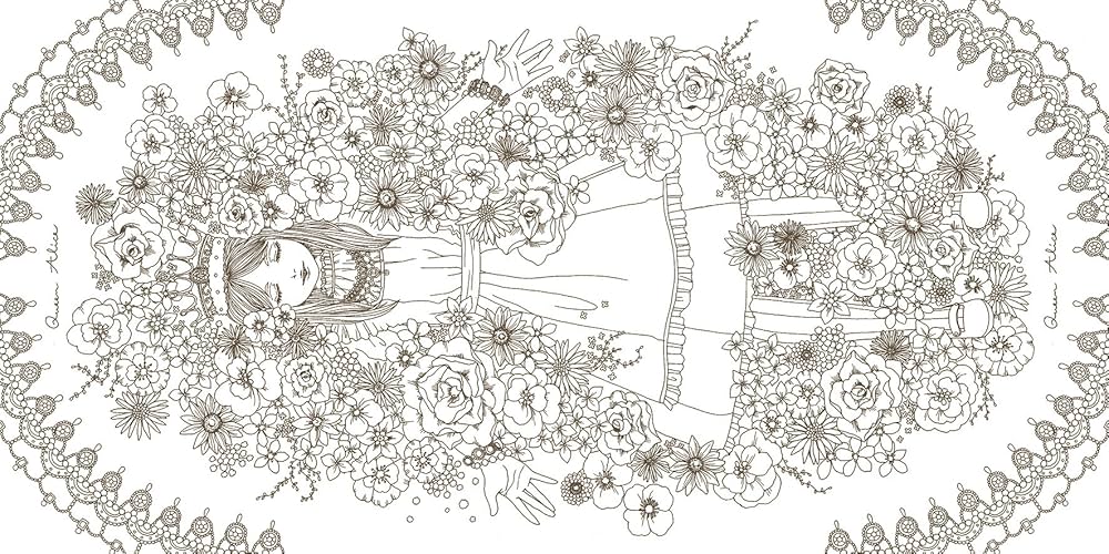 おしゃれな塗り絵BOOK アリスの不思議かわいい物語 | 手塚 ユミコ |本