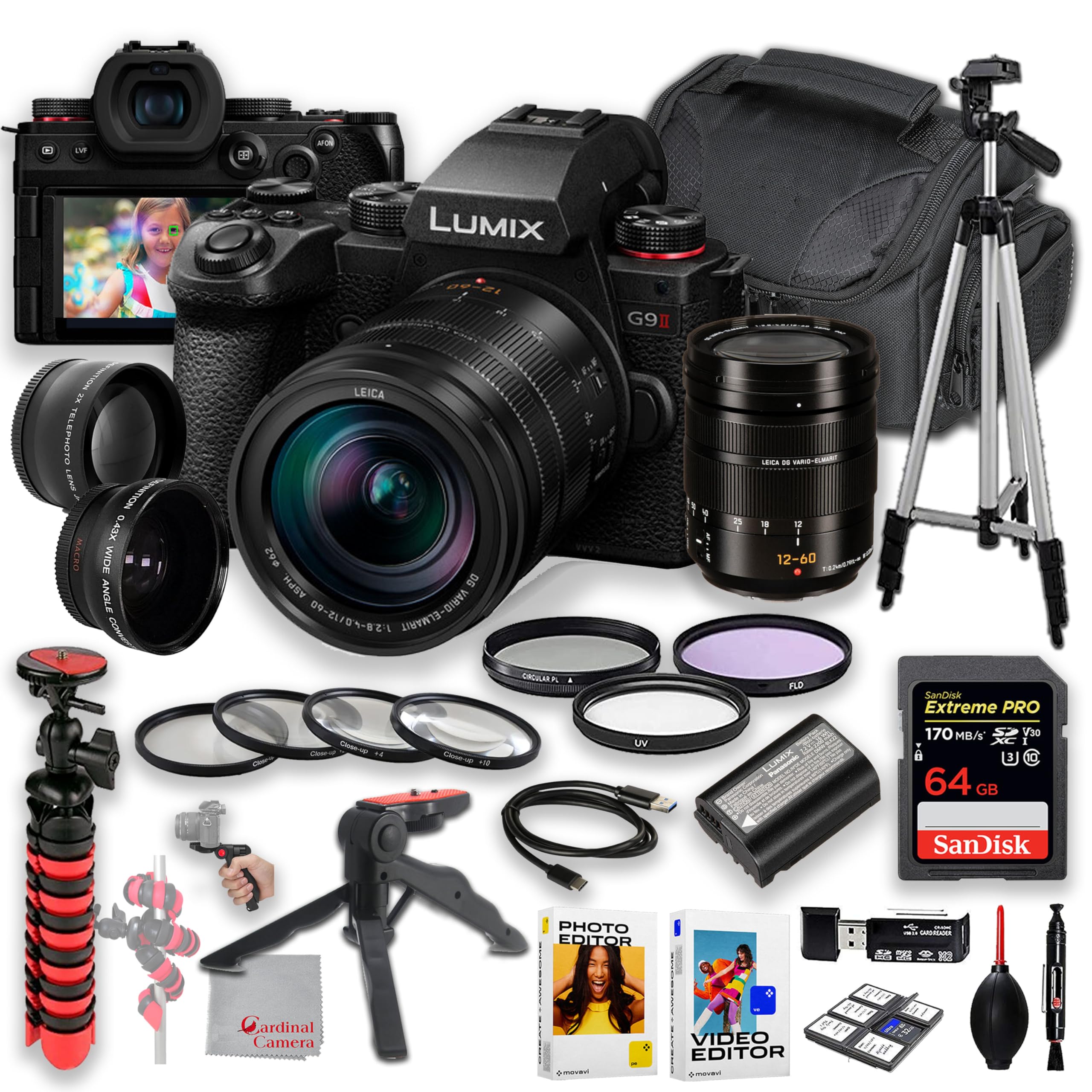 Amazon.com : Panasonic Lumix G9 II Mirrorless Camera with 12-60mm