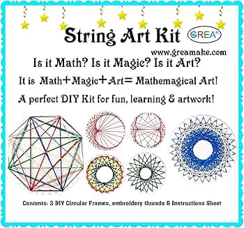 Amazon.co.jp: GREA ストリングアートキット - ストリング付きフレーム