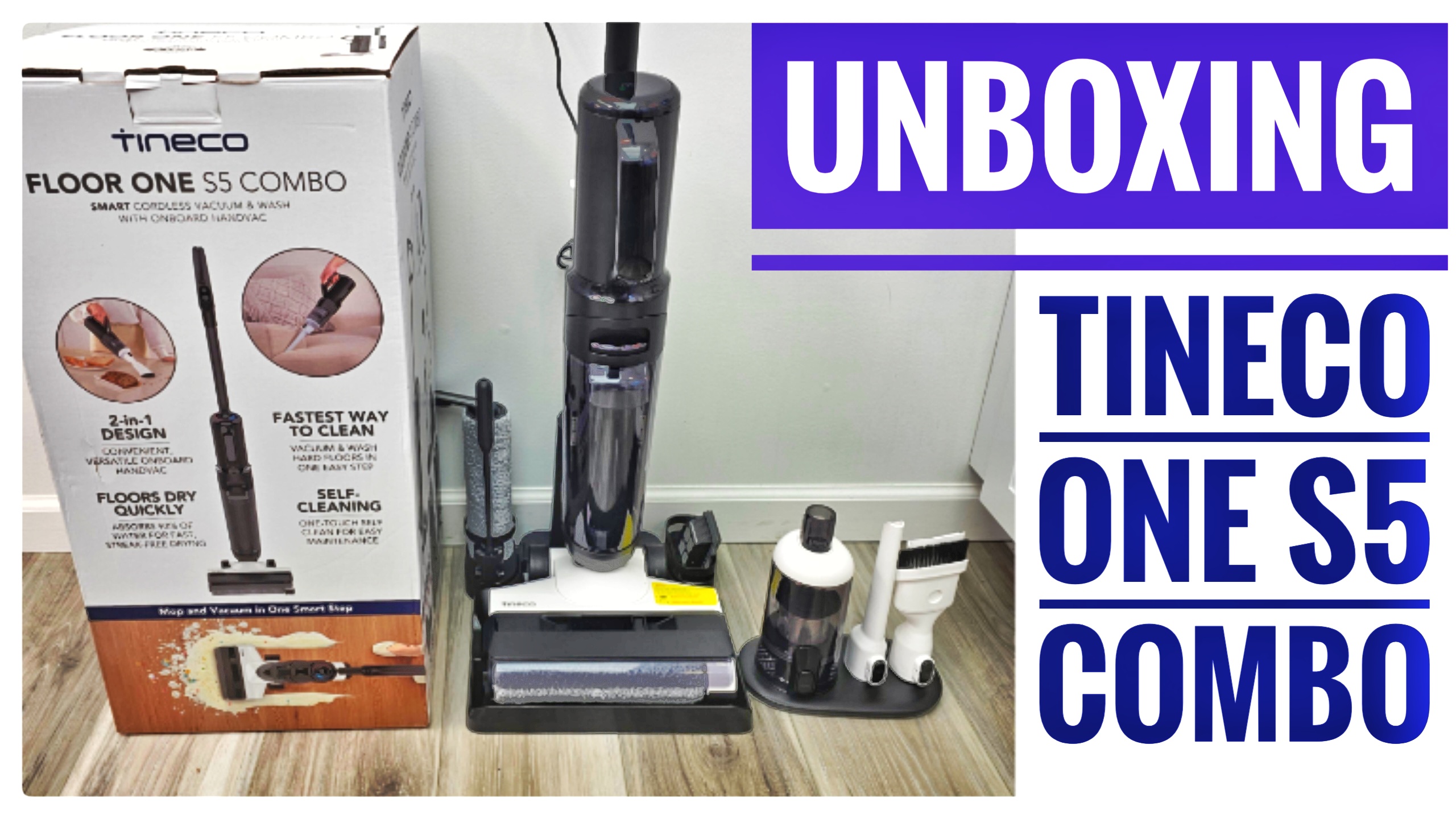 Watch Unboxing of Tineco ONE S5 Combo Wet Dry Vacuum on Amazon Live