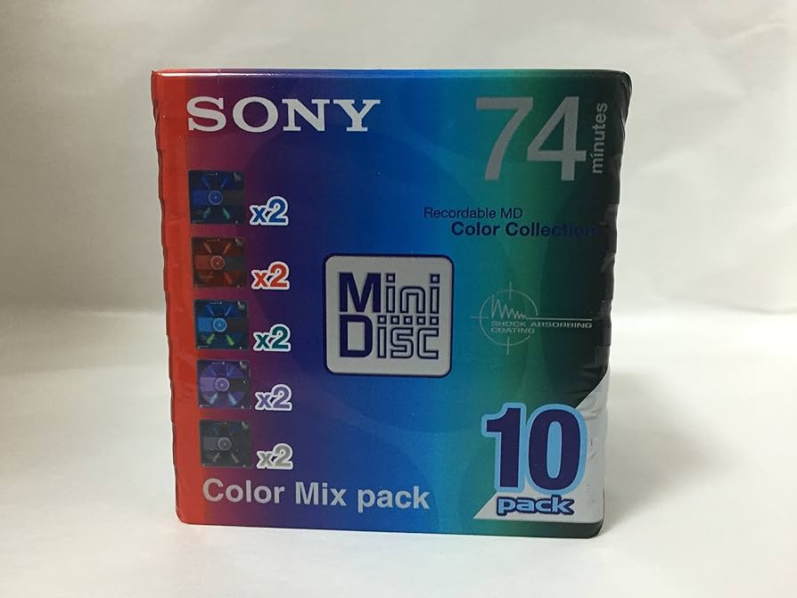 Amazon | SONY MD ミニディスク 74分10パック 10MDW74CRX | Sony