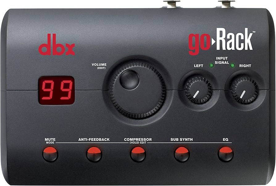 Amazon.co.jp: dbx プロセッサー内蔵小型ミキサー goRack : 楽器・音響機器
