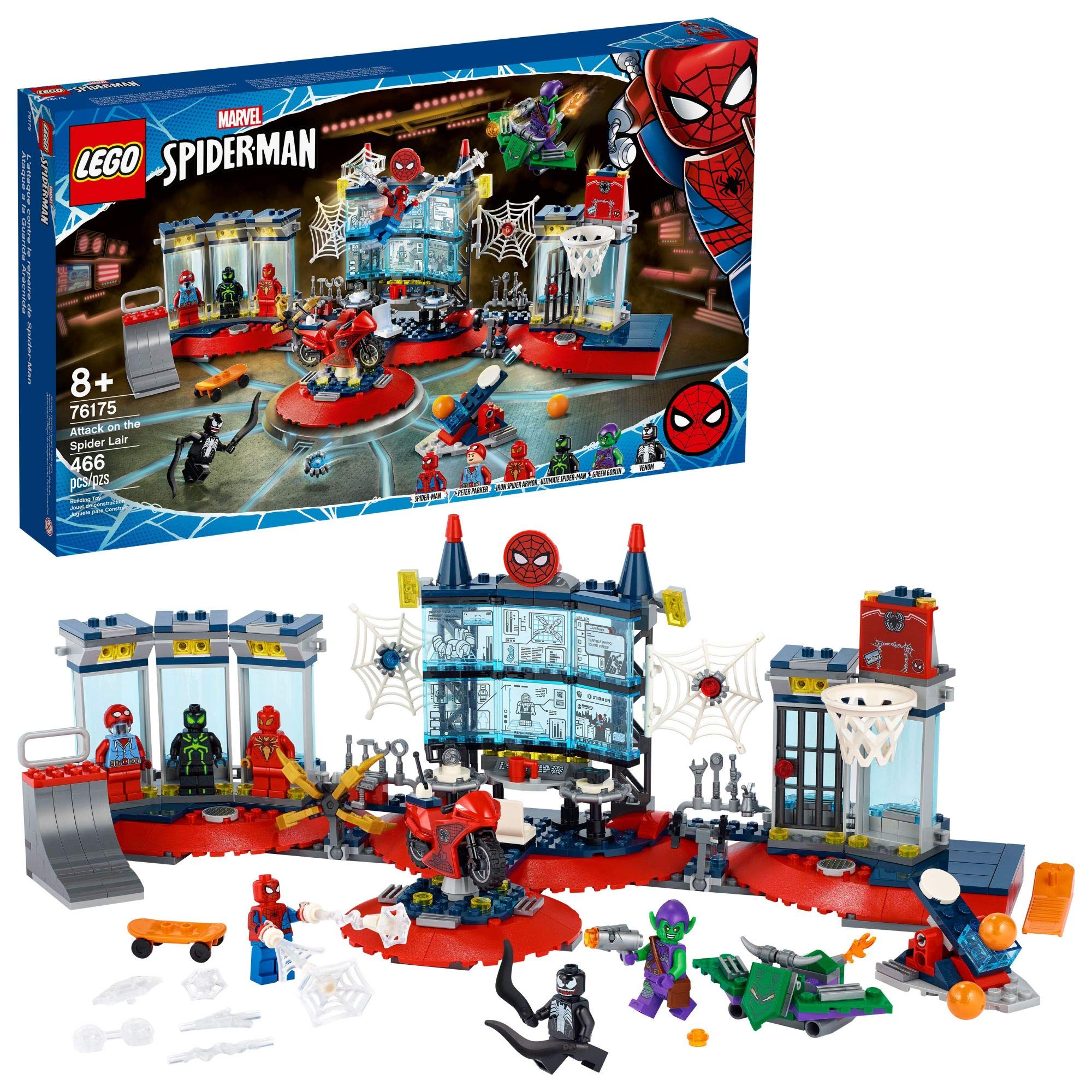 Amazon.co.jp: LEGO Marvel Spider-Man Attack on The Spider Lair