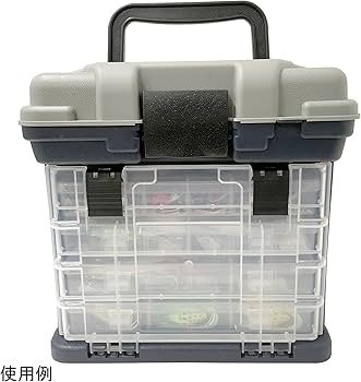 Amazon | 【オルルド釣具】 大容量 タックルボックス 4段式 仕掛けや