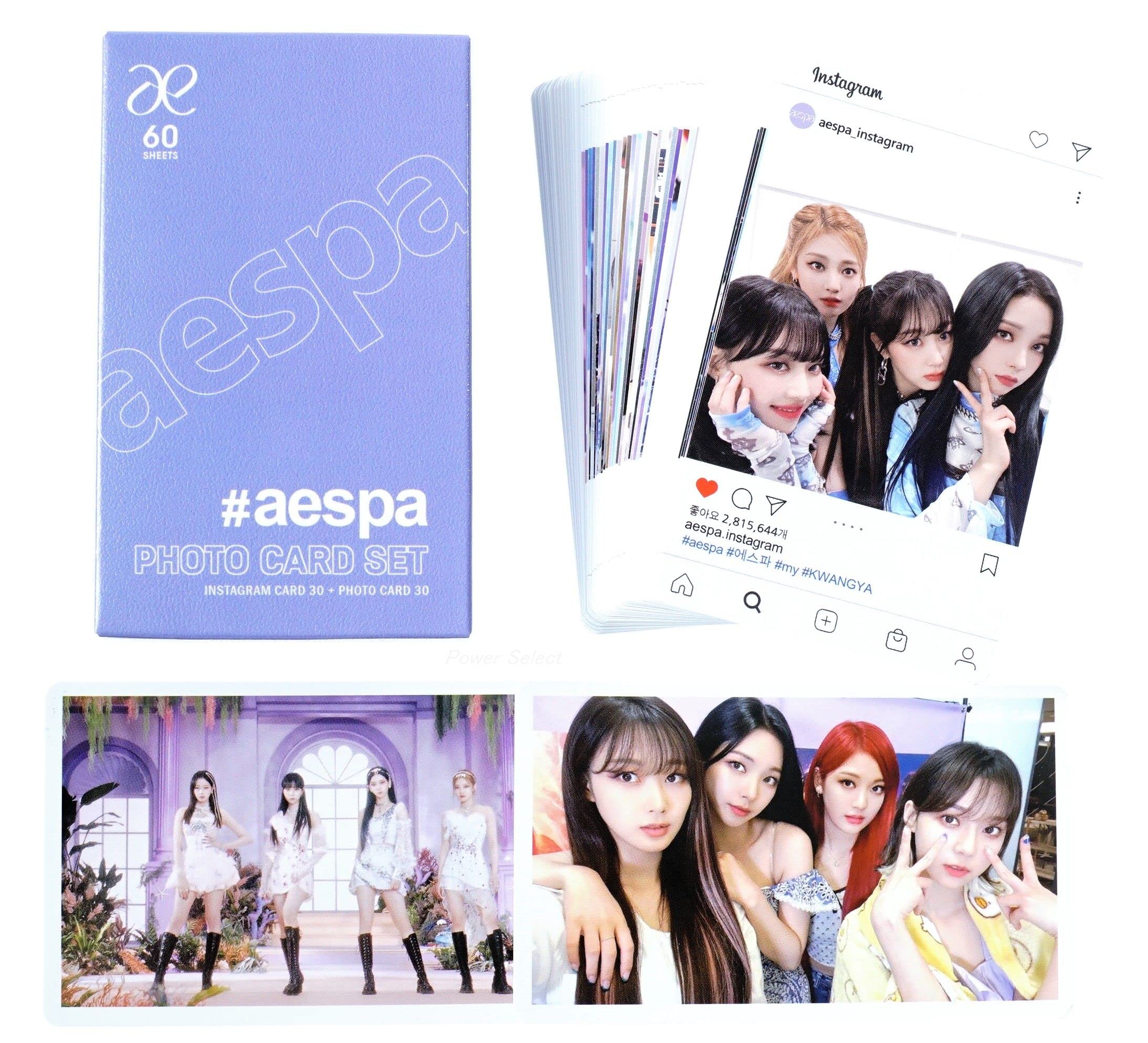 Amazon.co.jp: aespa エスパ グッズ スペシャルフォトカードセット 60