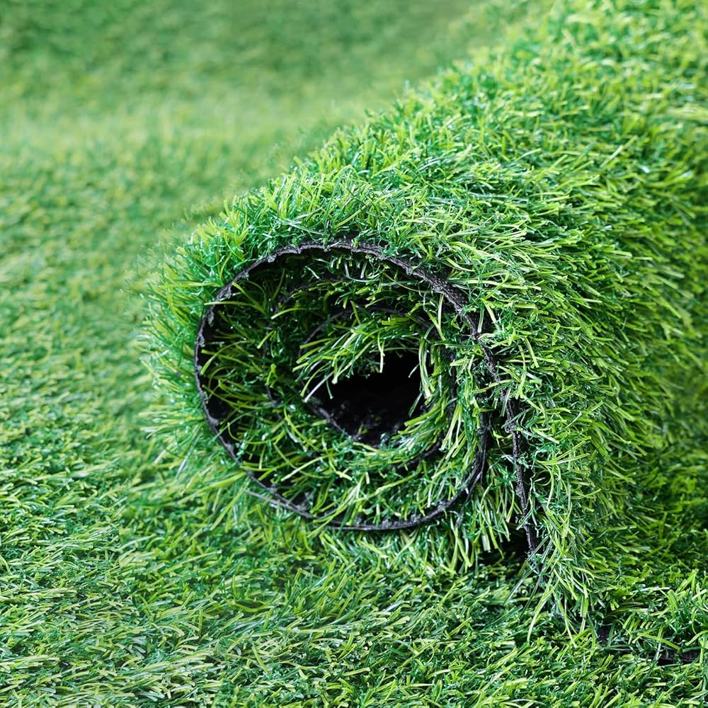 Amazon | 人工芝 ロール 1mx20m リアル感 芝丈30mm 高耐久 透水タイプ