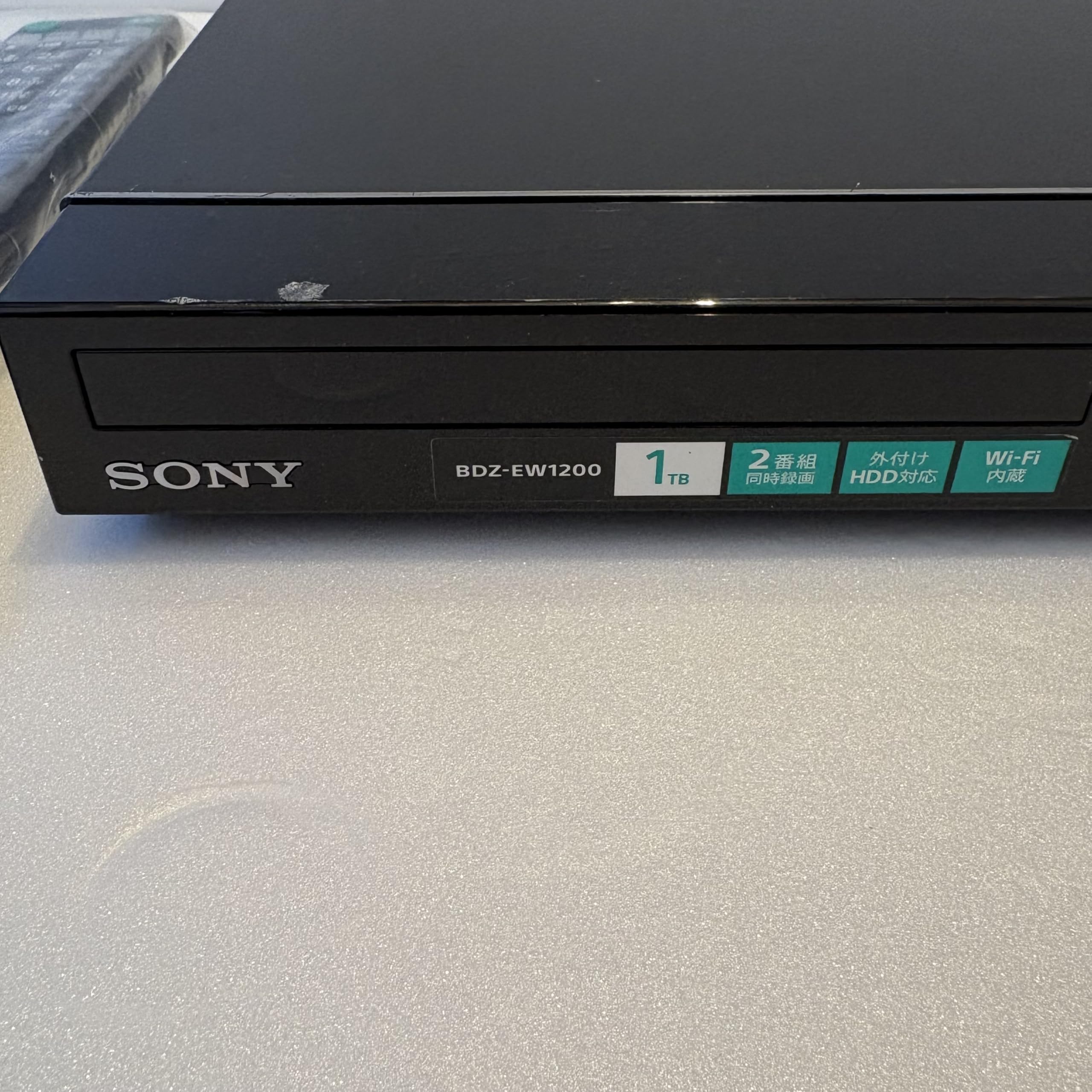 Amazon | SONY 1TB 2チューナー ブルーレイレコーダー BDZ-EW1200
