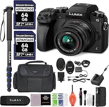 Amazon.com : Panasonic LUMIX G7 4K Digital Camera, with LUMIX G