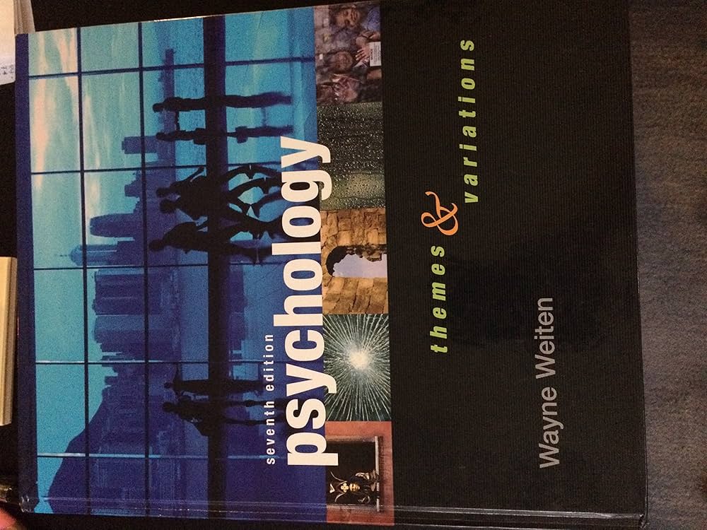 Amazon.com: Psychology: Themes and Variations: 9780495093039
