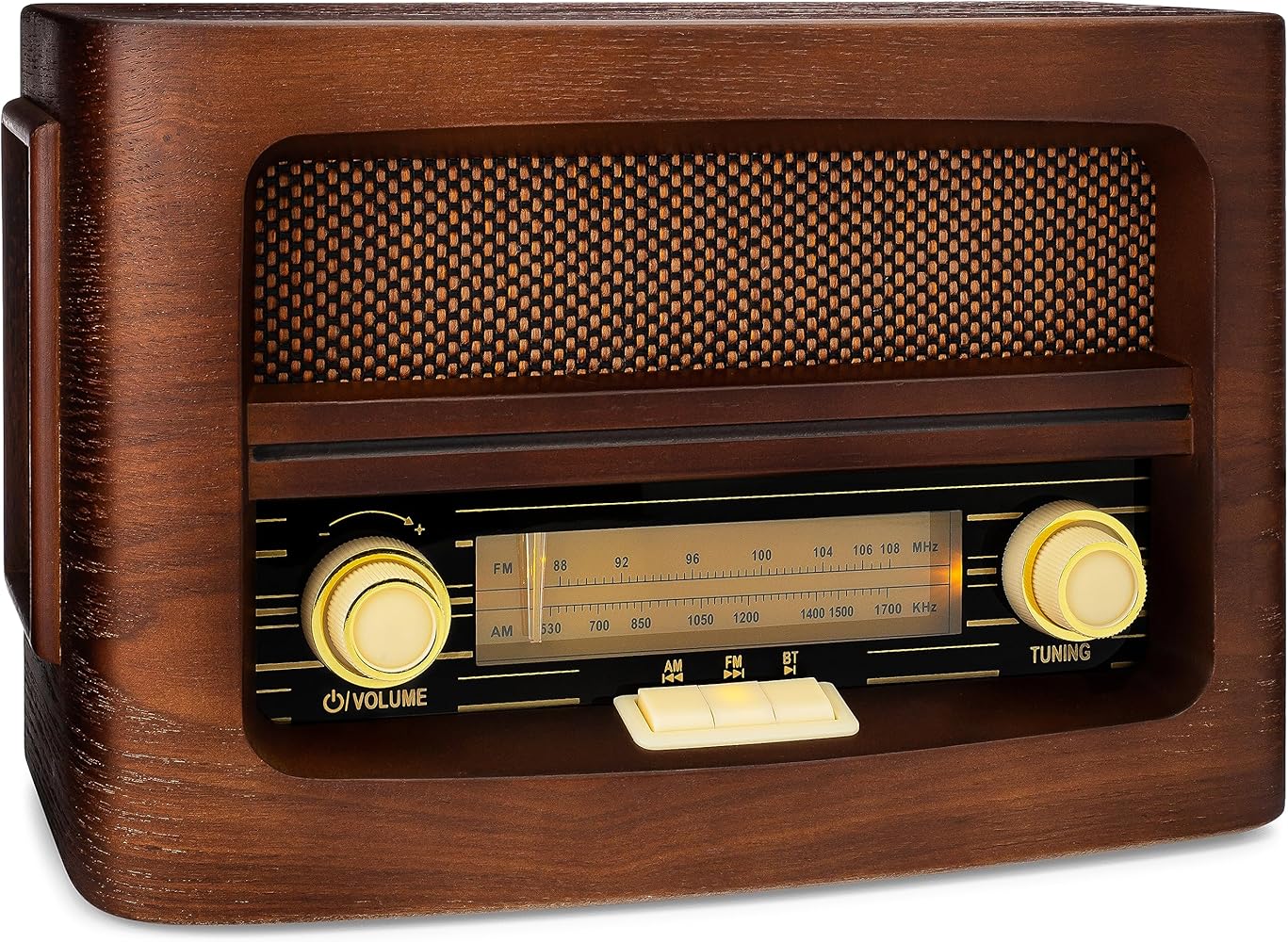 Amazon.com: ClearClick Classic Vintage Retro Style AM/FM Radio