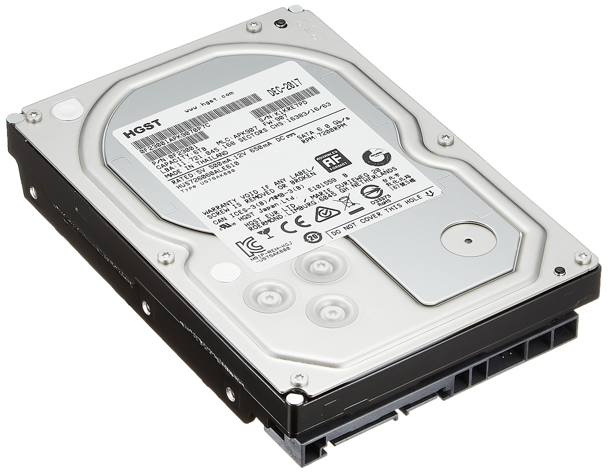 Amazon | HGST(エイチ・ジー・エス・ティー) Ultrastar 7K6000 3.5inch