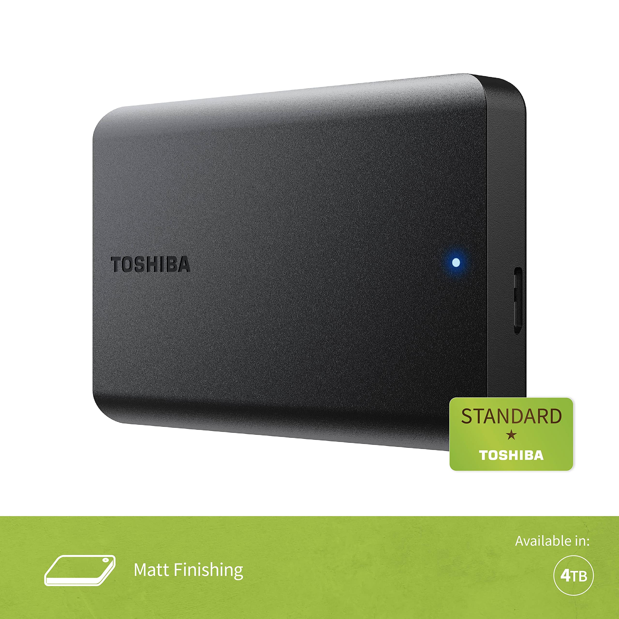 Amazon | TOSHIBA Canvio Basics 4TB ポータブル外付けHDD - USB 3.0