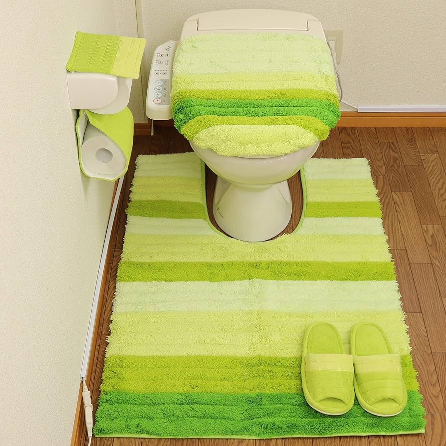 Amazon｜トイレマット セット 4点 耳長 ロング 北欧 おしゃれ 消臭