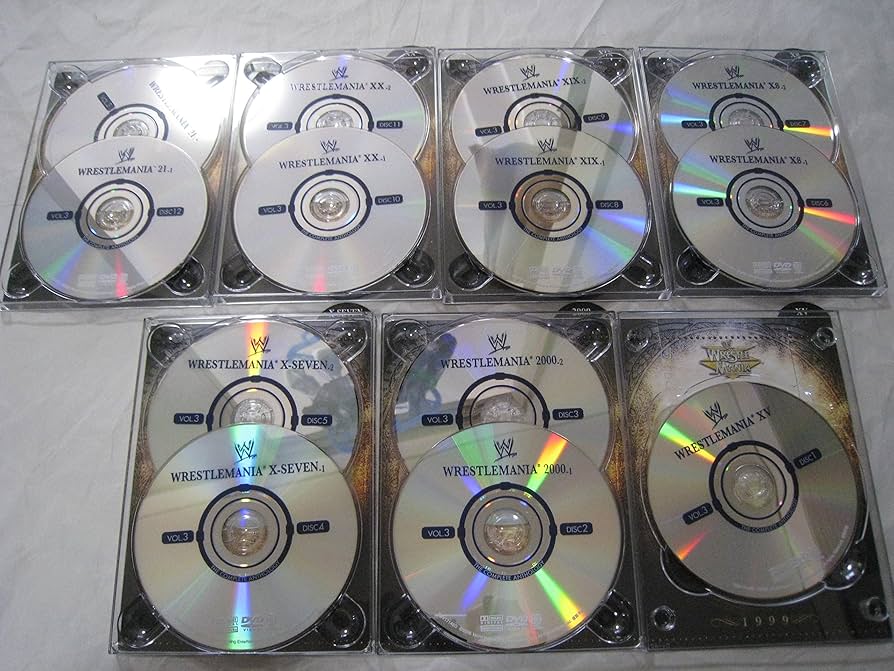 Amazon.co.jp: WWE レッスルマニア・アンソロジーBOX3 XV-XXI (3000