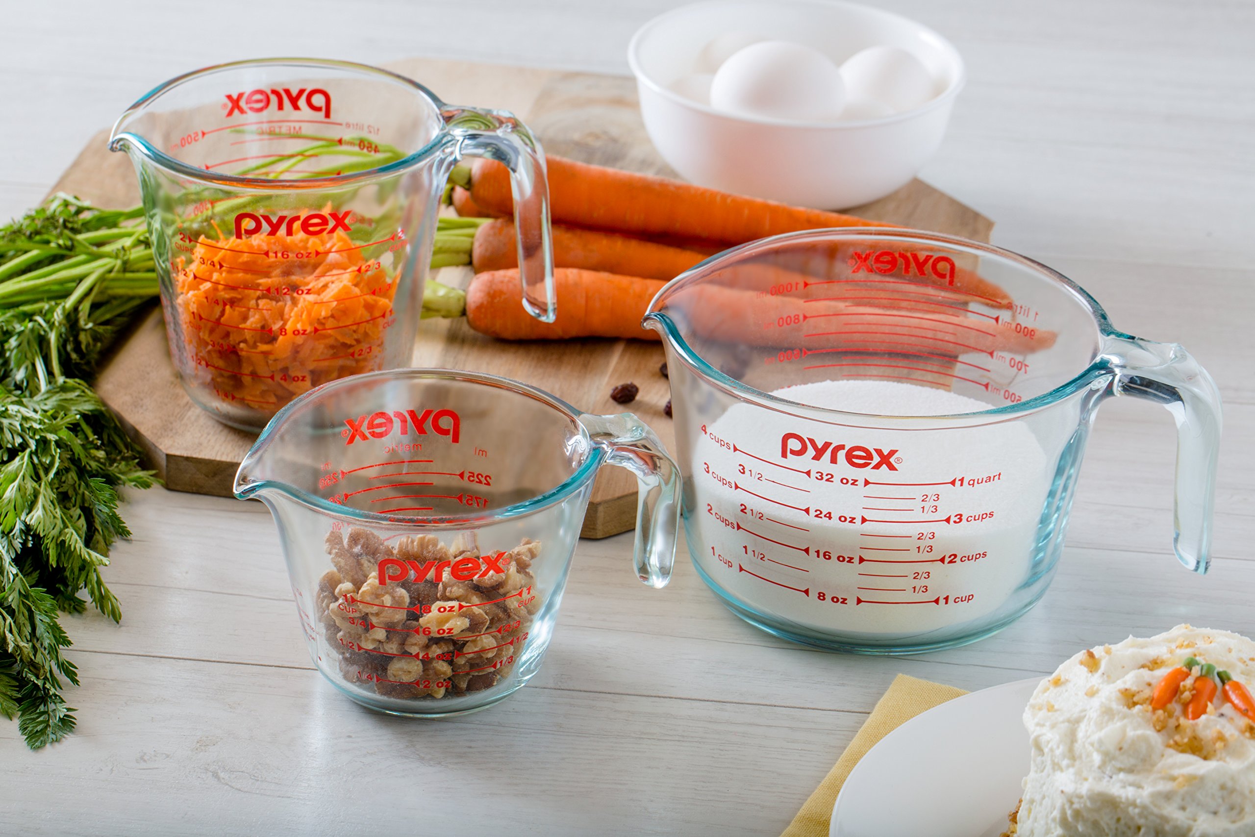 Amazon｜pyrex 1L （4カップ） 計量カップ 輸入品｜計量カップ