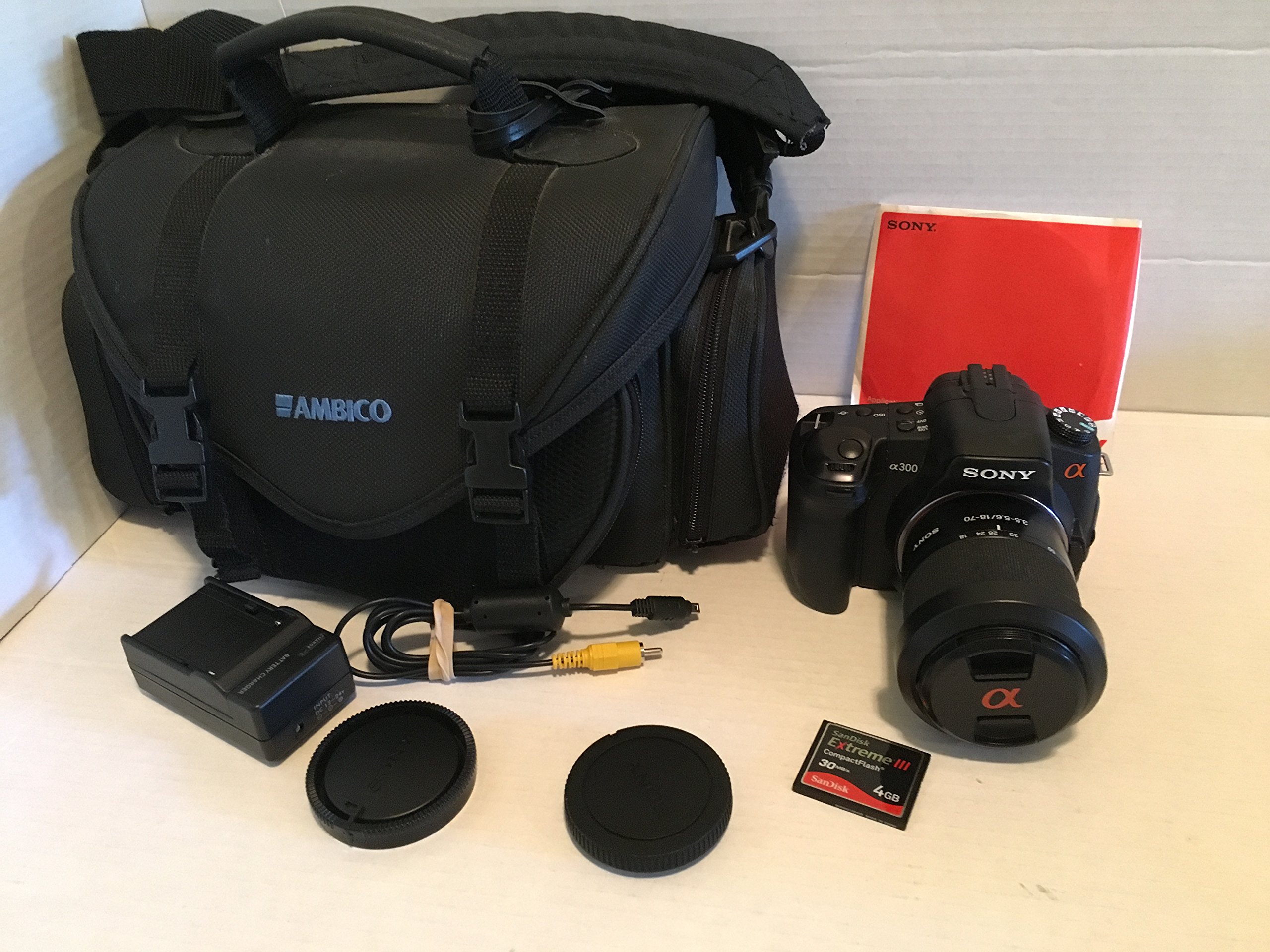 Amazon.com : RE) SONY A300K W/ SONY 18-70MM LENS : Camara