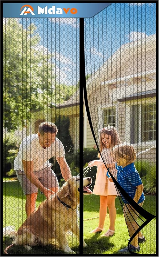 Magnetic Screen Door, Heavy Duty Door Screen Magnetic Closure Keep