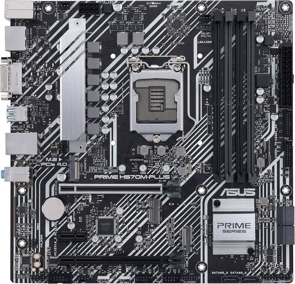 Amazon | ASUS Prime H570M-PLUS/CSM LGA1200 (Intel 第11/第10世代