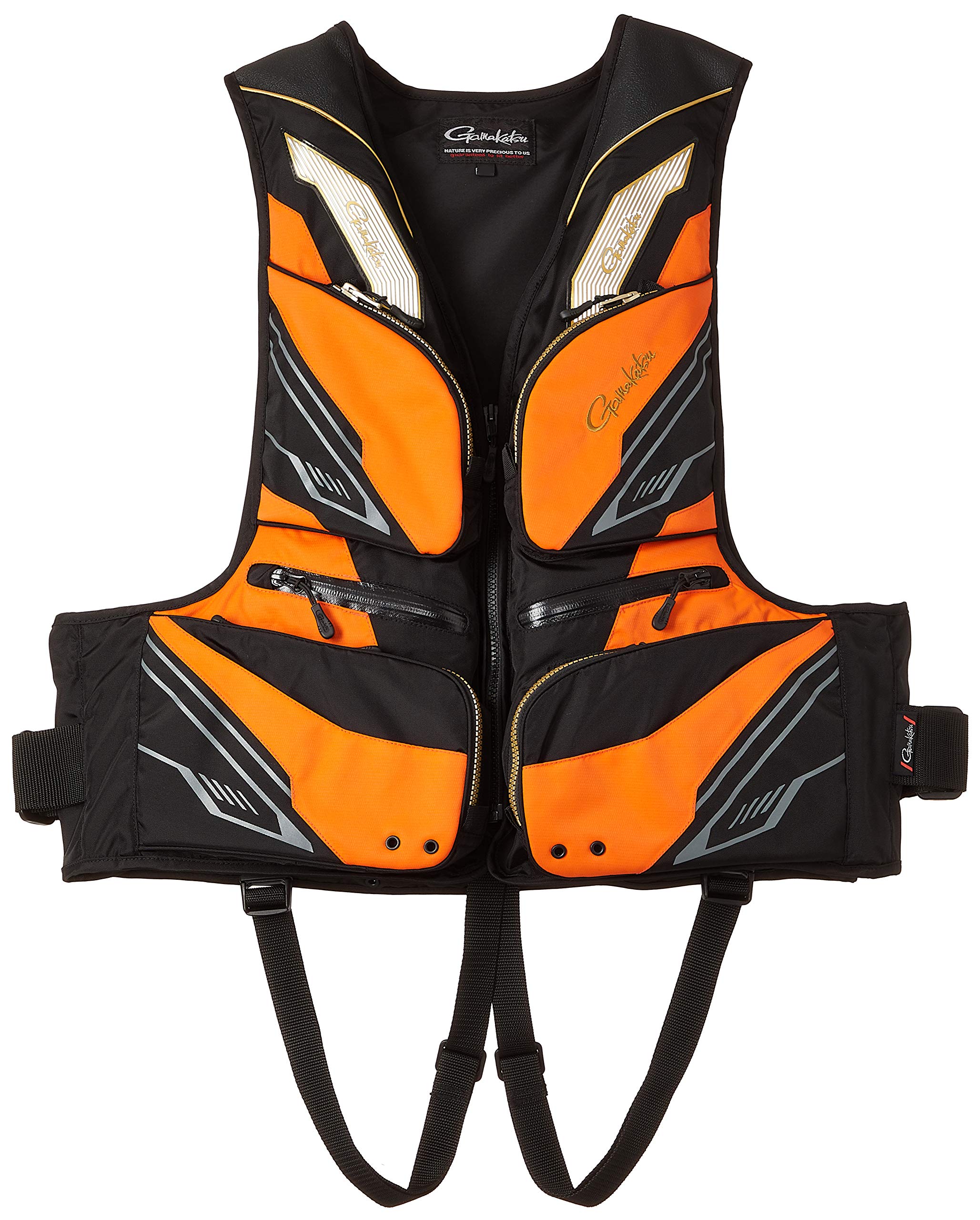 Amazon | がまかつ(Gamakatsu) フローティングベスト GM-2180 オレンジ