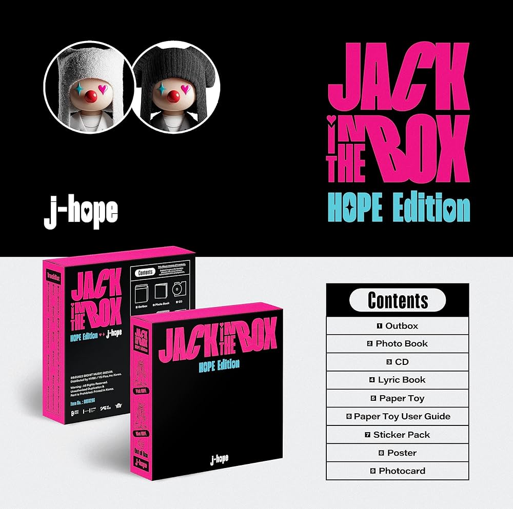 Amazon.com: Jack In The Box (HOPE Edition)(韓国盤）: CDs & Vinyl