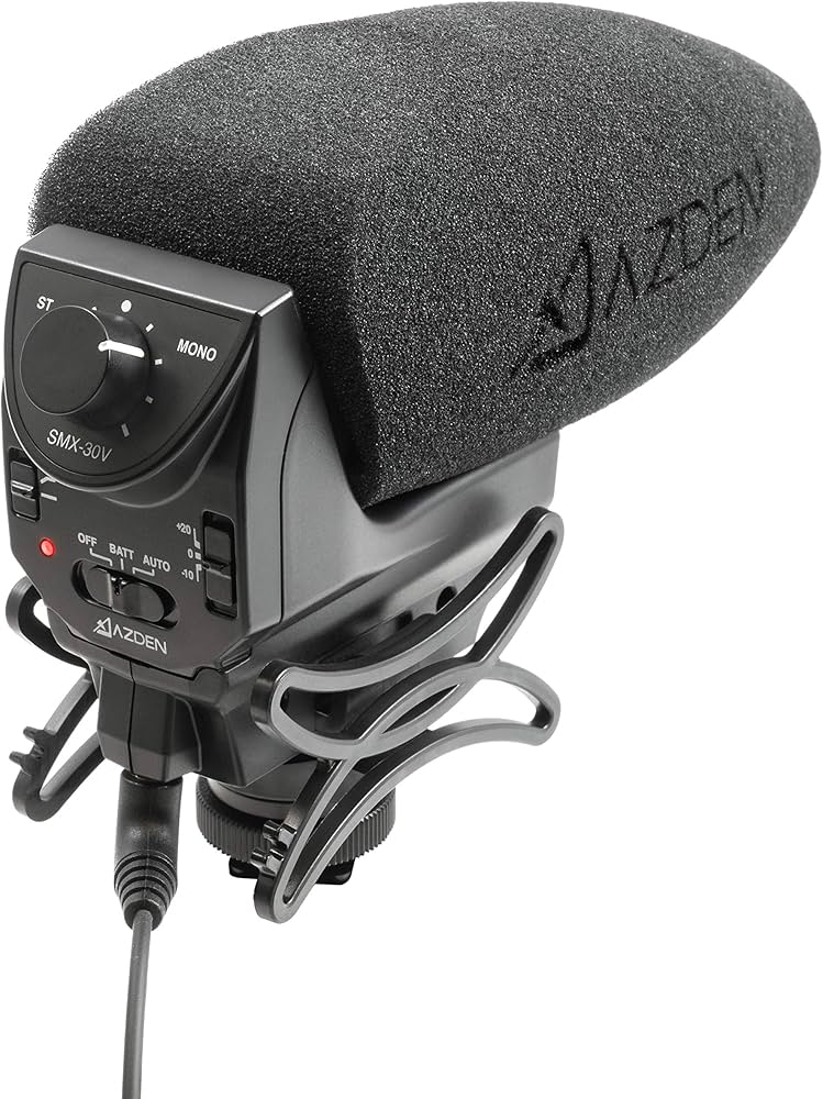 Amazon | AZDEN SMX-30V ステレオ/モノラル混合可能ビデオマイク